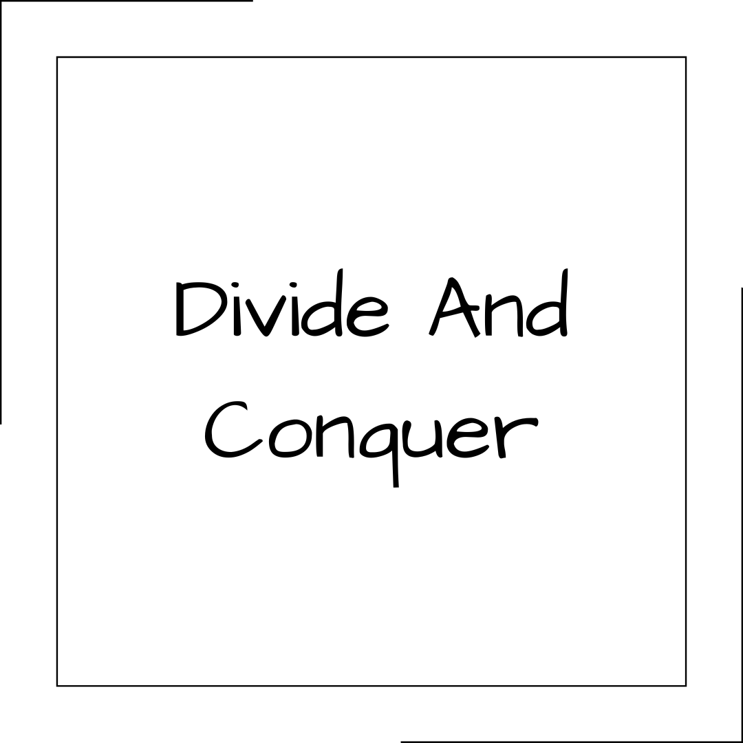 Divide And Conquer